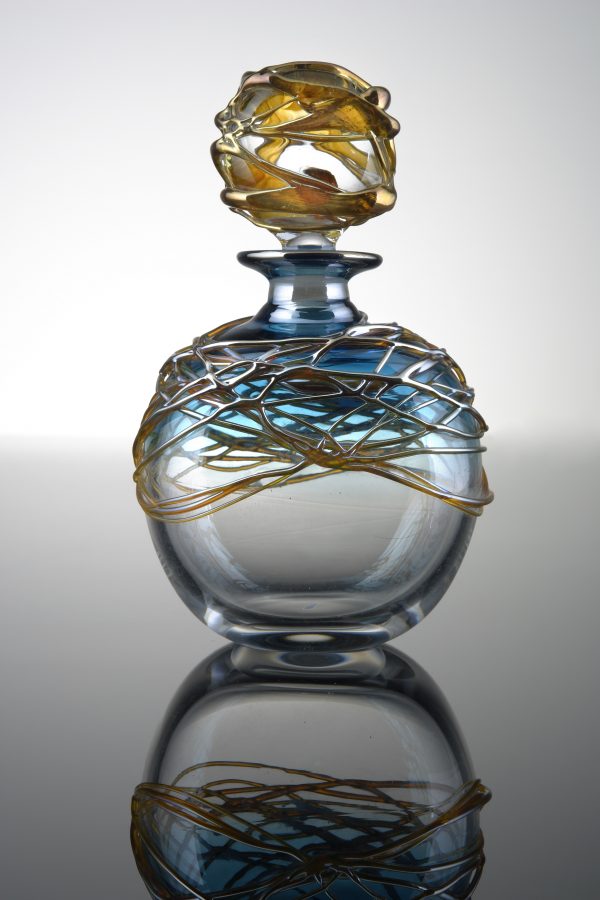 Golden Trailing Scent Bottle