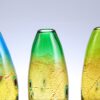 colourful handmade Glassart Vases by Allister Malcolm